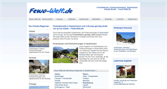 Desktop Screenshot of fewo-welt.de